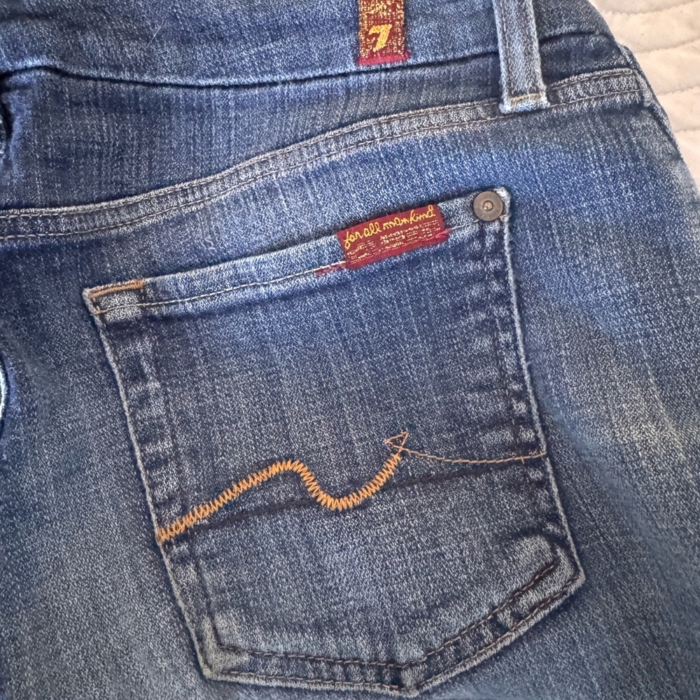 7 For All Mankind Midrise Skinny Jeans size 29